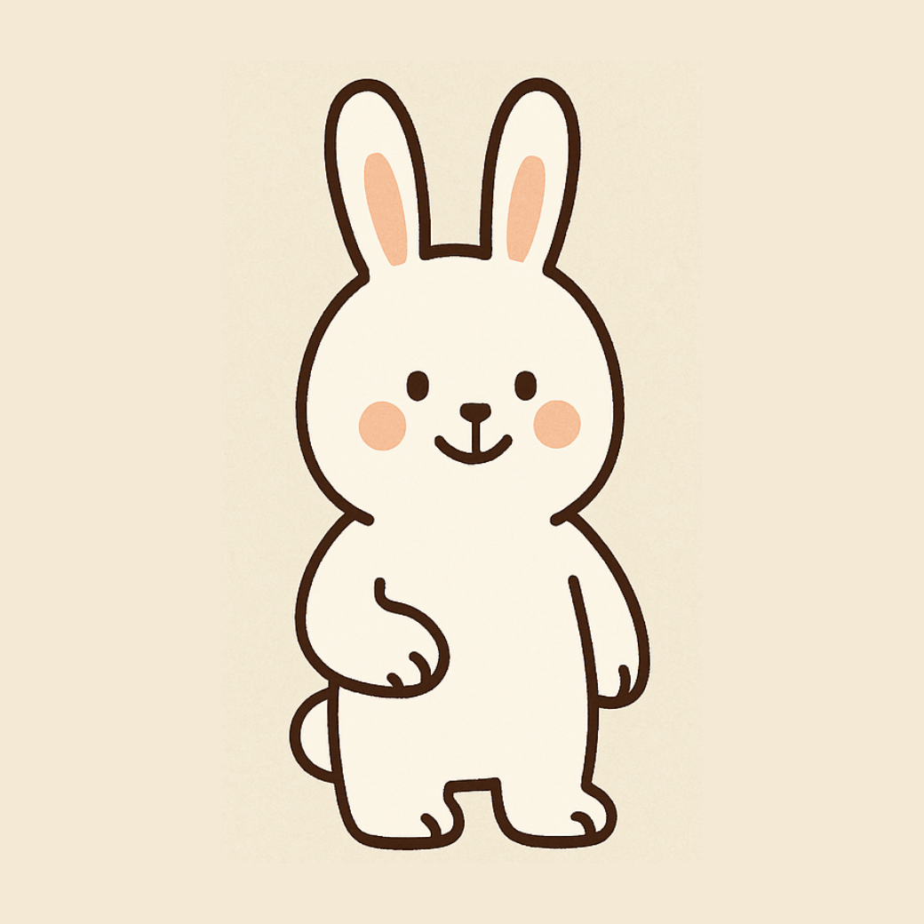 Cute rabbit character